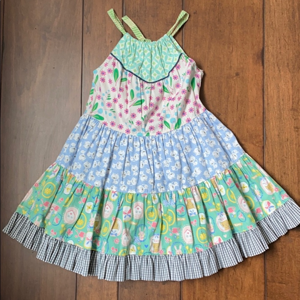 Matilda Jane kitty theme twirl dress